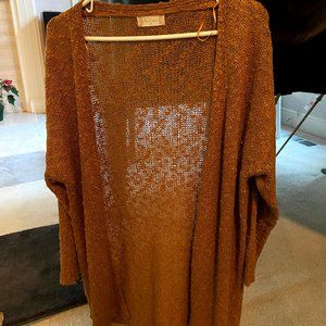 Brown cardigan